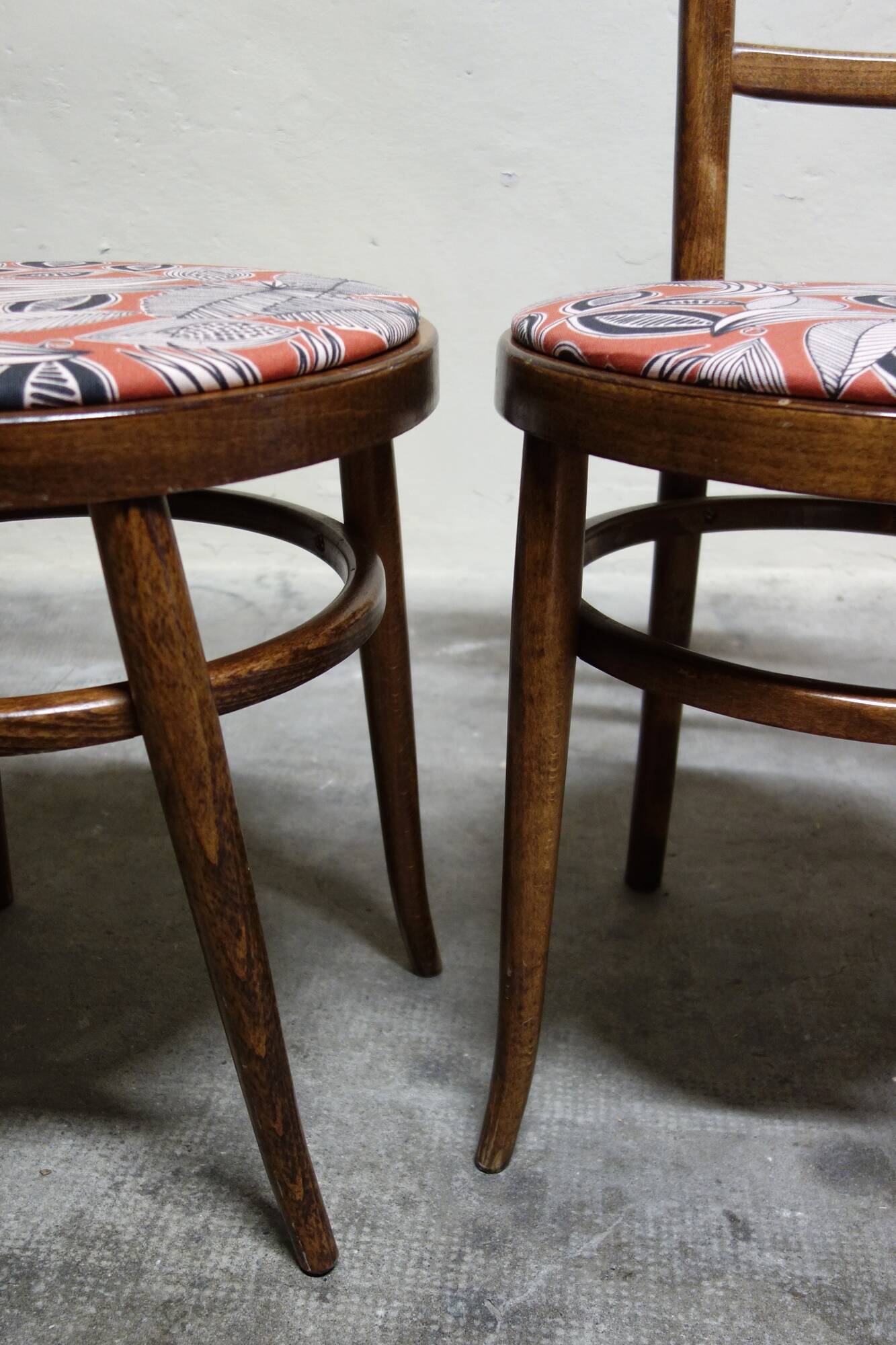 Pair of vintage Baumann bistro chairs