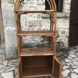 Rattan book case