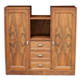 Buffet Art Deco en acajou et loupe d'acajou. Patine splendide.