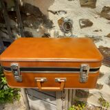 Small antique cardboard suitcase
