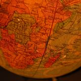 Perrina luminous glass world map, picquart globe