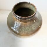 Vase in sandstone Serge Guerrier XX eme century.