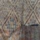 Vintage Moroccan Berber carpet in perfect condition made of wool.