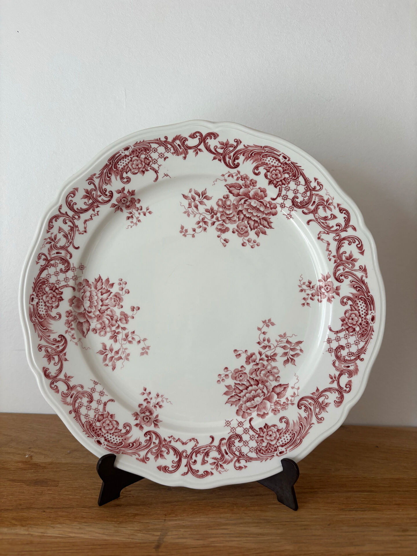 Ensemble de 3 assiettes plates et une à dessert villeroy et boch