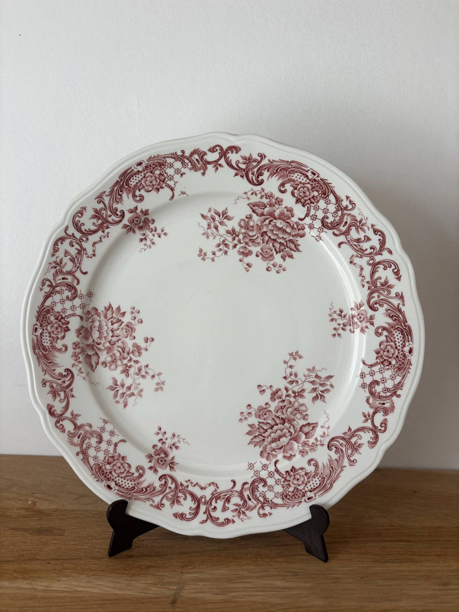 Ensemble de 3 assiettes plates et une à dessert villeroy et boch