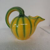 Green and yellow vintage pitcher