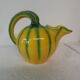 Green and yellow vintage pitcher