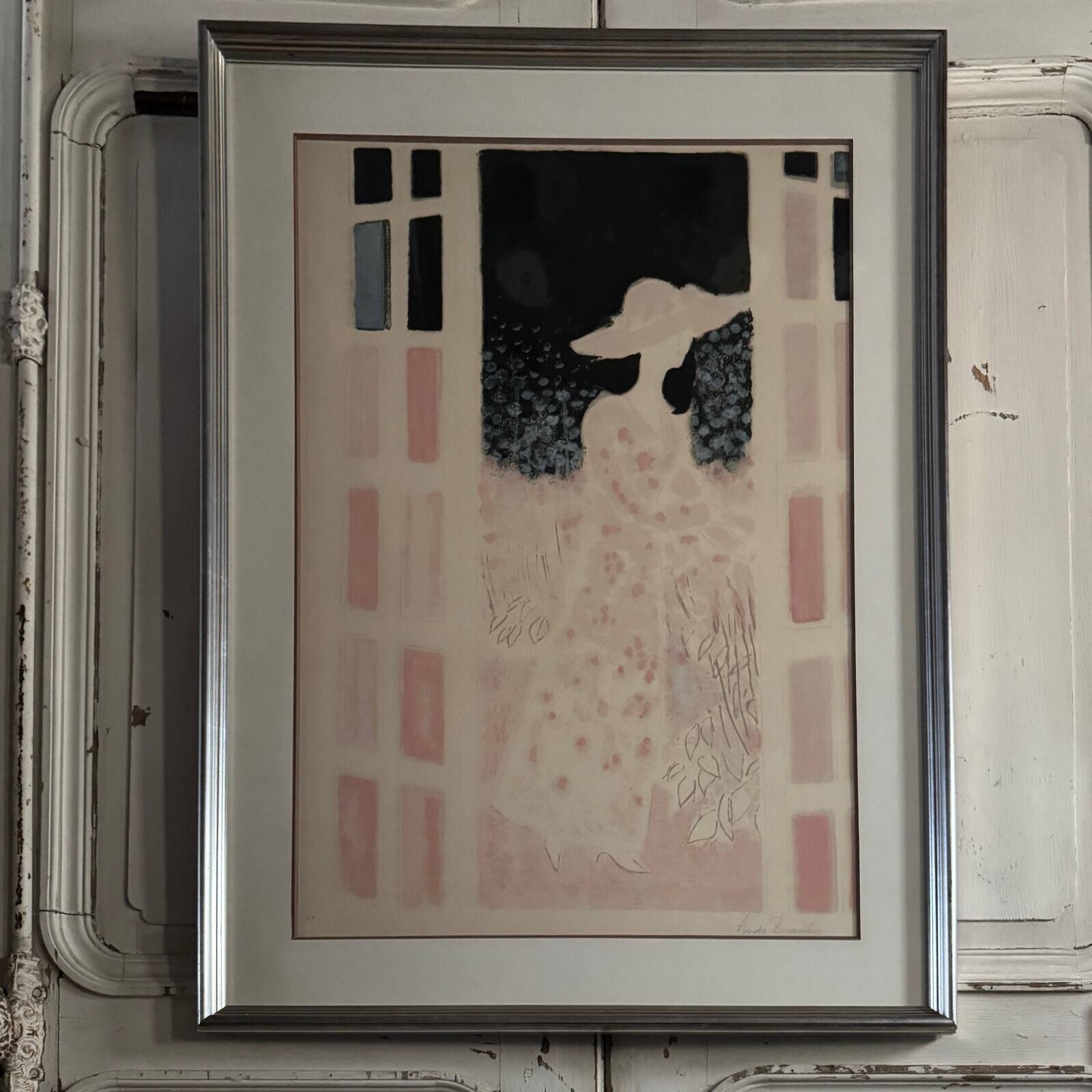 Lithograph artist's proof by André Brasilier Secret Gardens 20th century