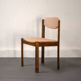 4x Scandinavian beechwood chairs, 1960s