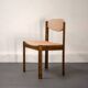4x Chaises scandinaves en hêtre, 1960's