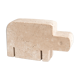 Fratelli Mannelli travertine zoomorphic paper press, 1970's