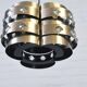 Vintage gold pendant lamp Werner Schou