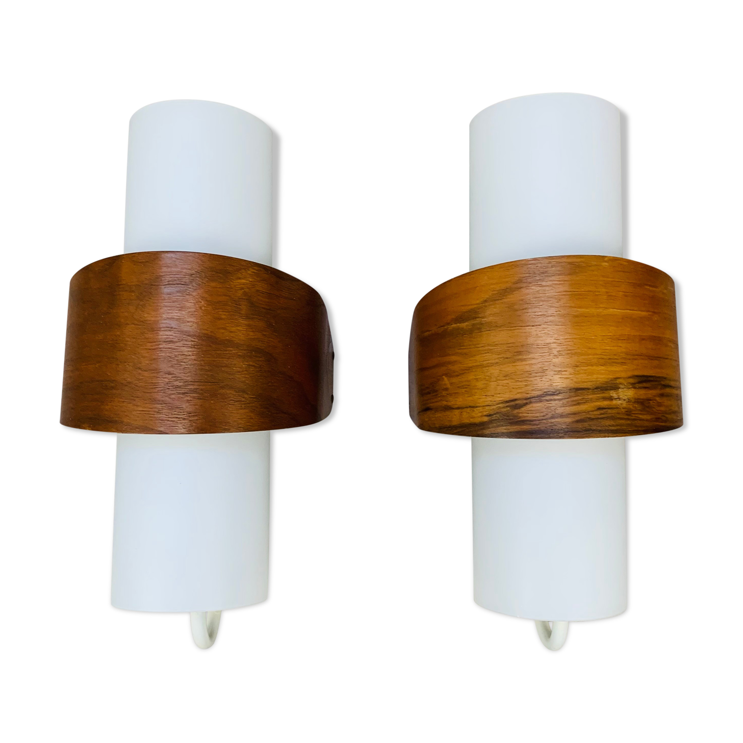 Pair of Louis Kalff NX40 model wall lamps for Philips