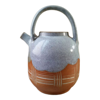 Pitcher gargoulette in glazed terracotta