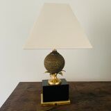 Table lamp, pineapple-style base
