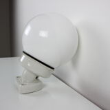 1960's Wall Lamp Porcelain and Glass, Czechoslovakia
