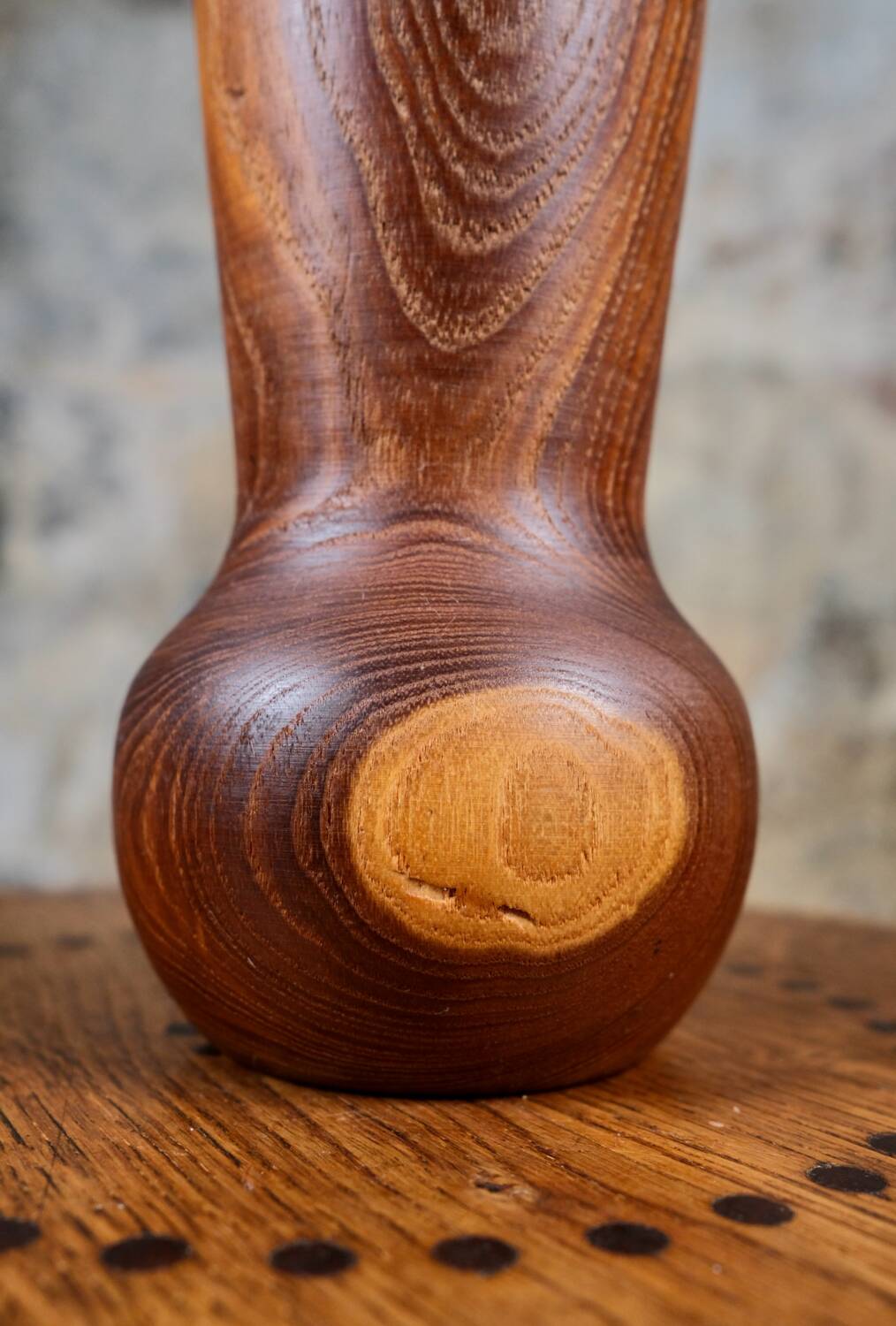 Minimalist kokeshi, by Harumine, Japan, 1960s