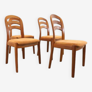 Set van 4 Glostrup eetkamerstoelen 'Gronsalen'