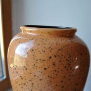 W.Germany 504-30 orange speckled vase 70s