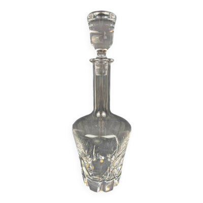 Carafe en cristal de Sèvres taillé avec bouchon 35 cm