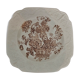 Crown Devon Staffordshire English earthenware square dish