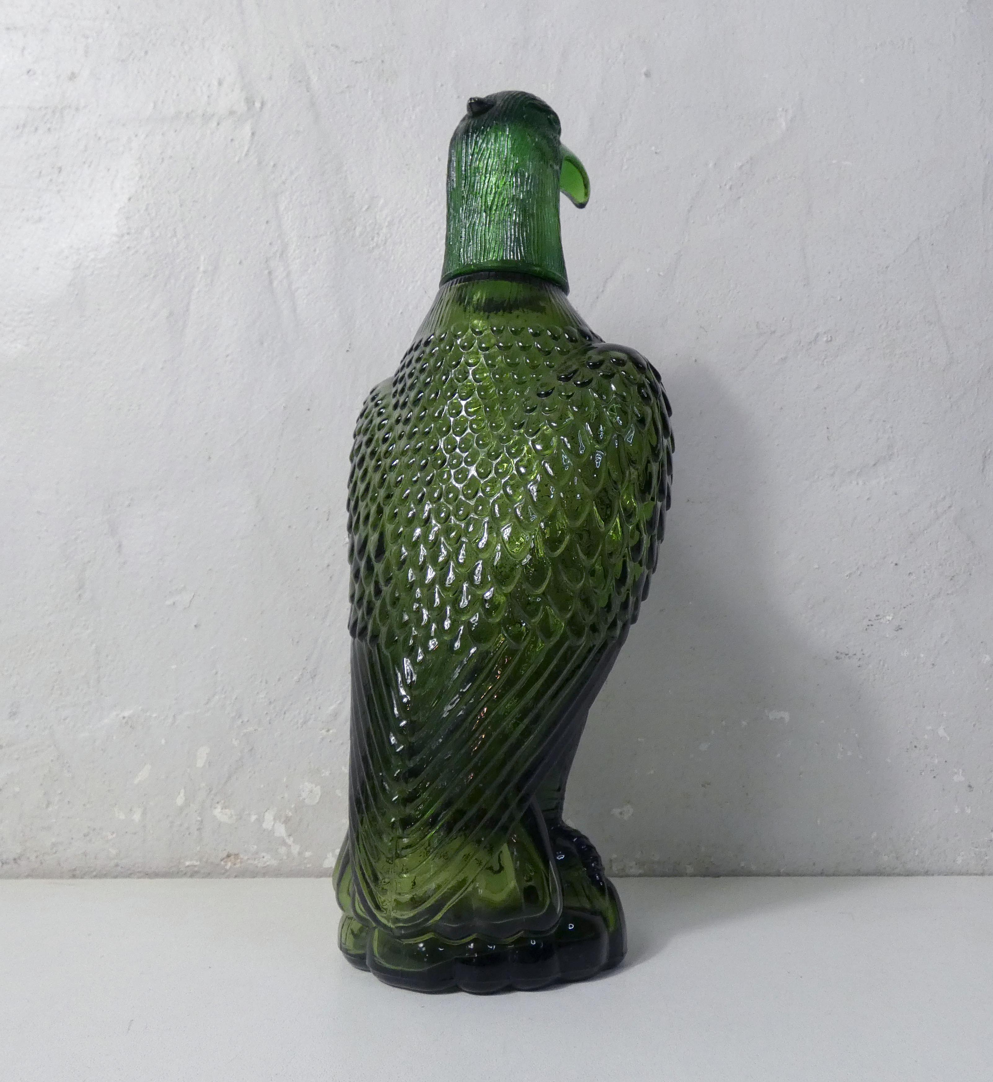 Glass eagle decanter whisky decanter