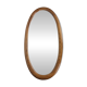Miroir ovale cerclage bois massif 93 x 46 cm