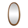 Miroir ovale cerclage bois massif 93 x 46 cm