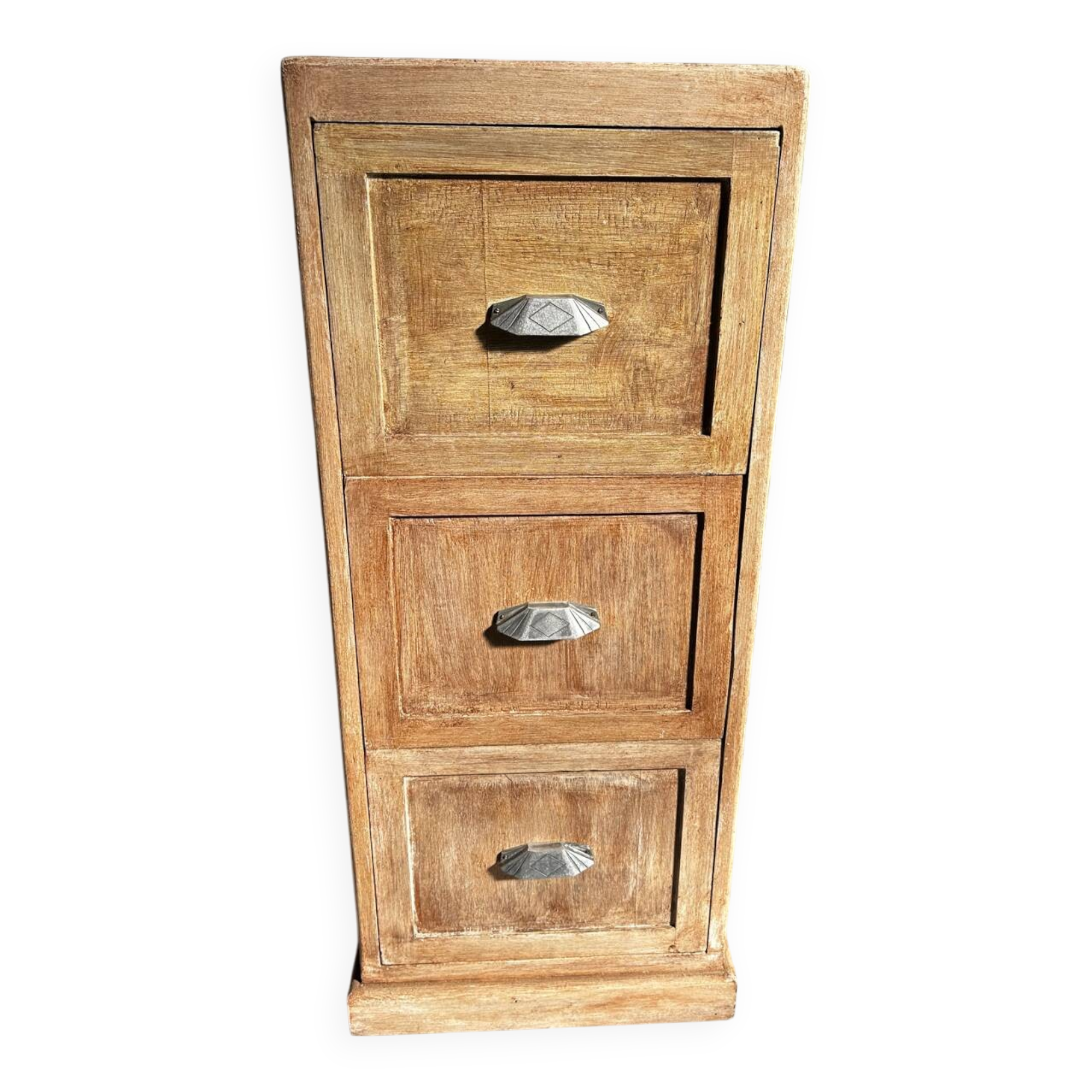 Antique notary's cabinet with 3 large drawers