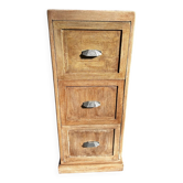 Old notary's desk with 3 large drawers.
