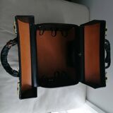 Vanity case old Bergo Aubusson black