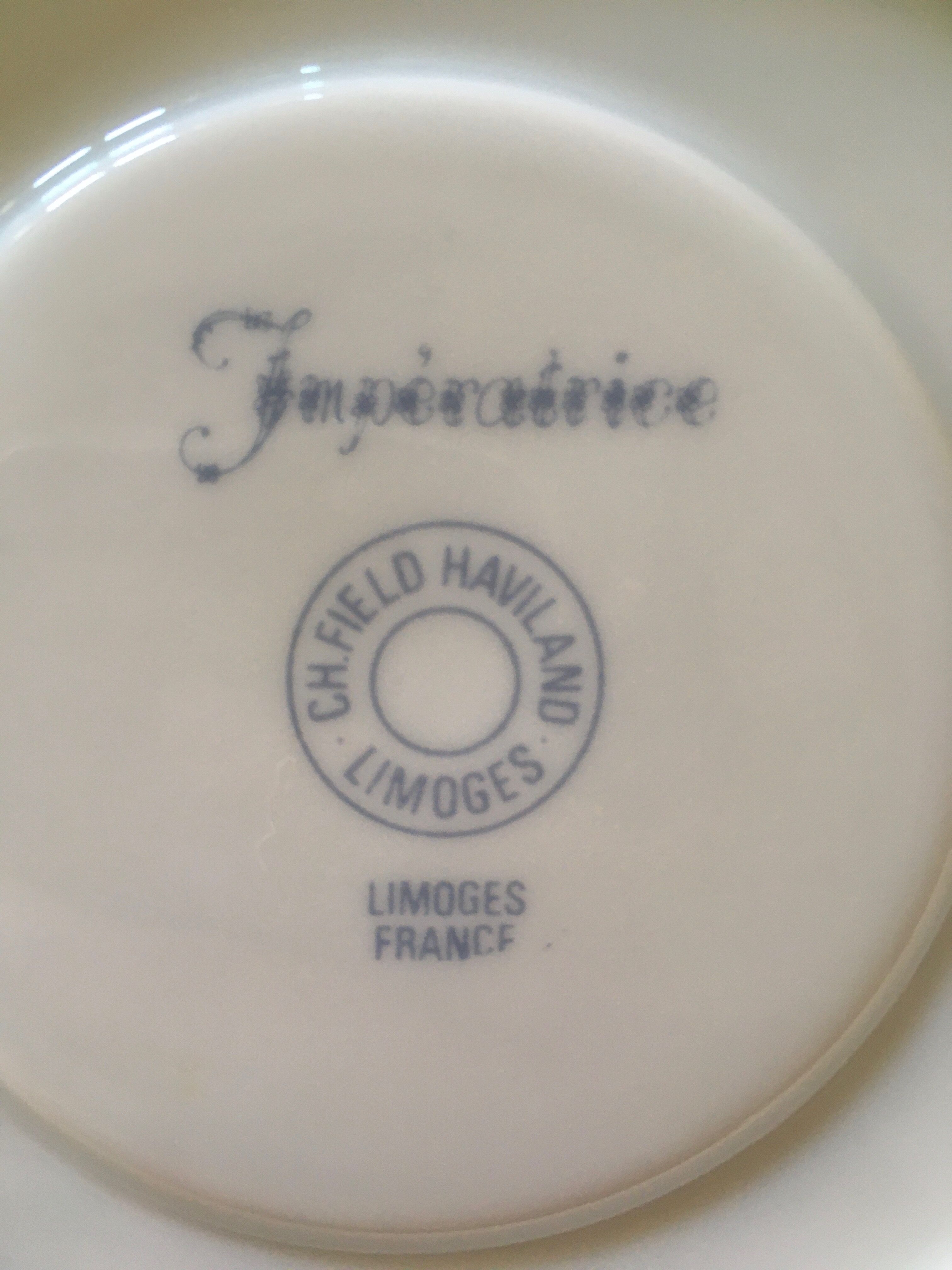 1 small plate Haviland Limoges