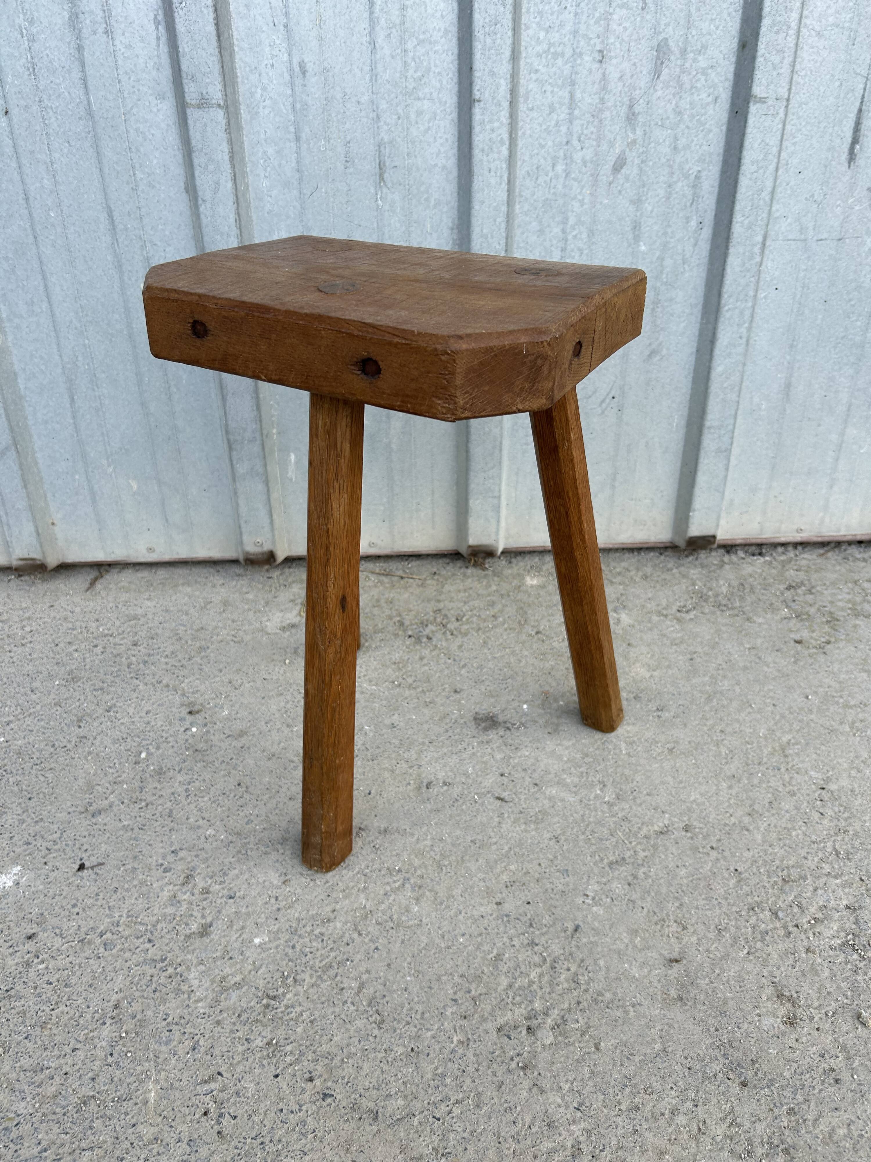 Antique tripod stool