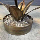 Maison Jansen lotus floor lamp, 1970s