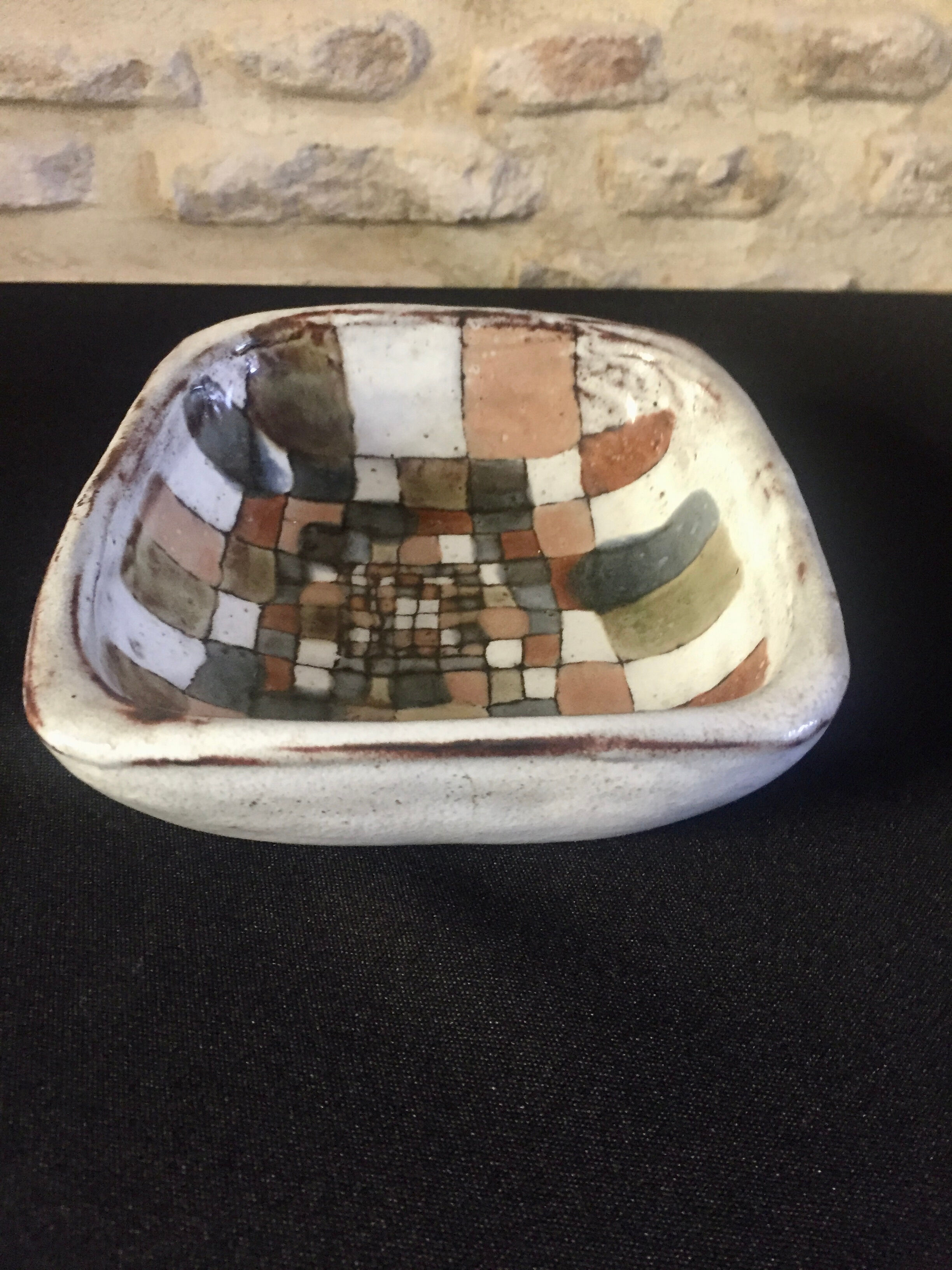 Vintage ceramic cut by paul quere minotaur