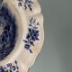 Set of 6 small plates in earthenware from Sarreguemines France, model "Romantic"