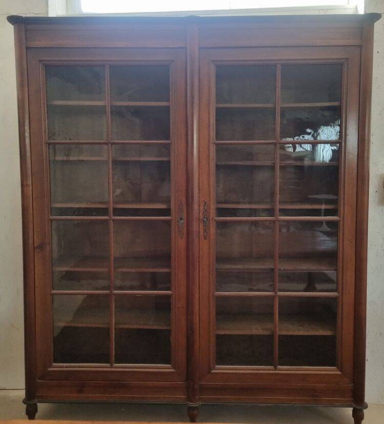 Large 19th Century Library in Walnut