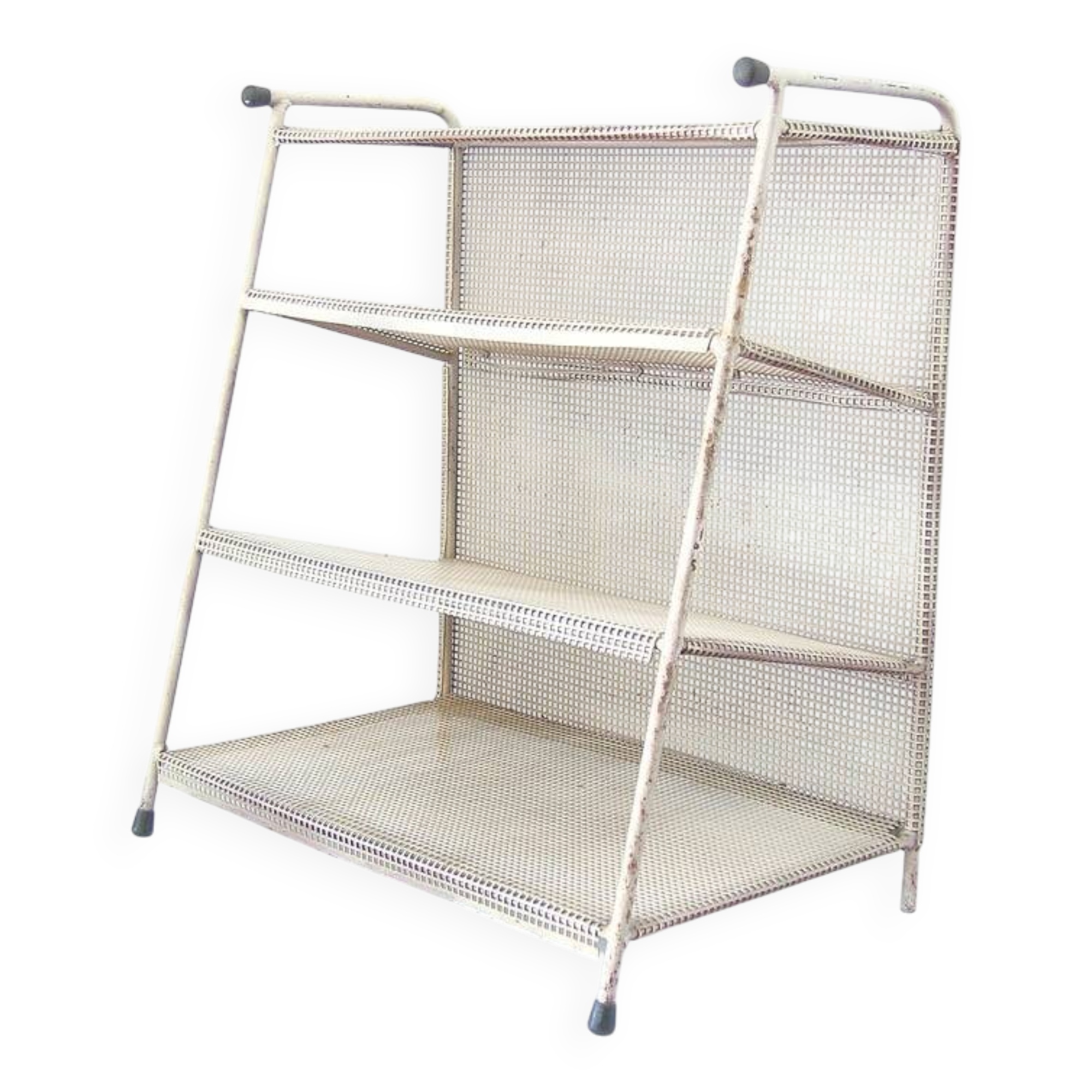 Large Mategot style fifties vintage magazine rack