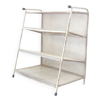 Large Mategot style fifties vintage magazine rack