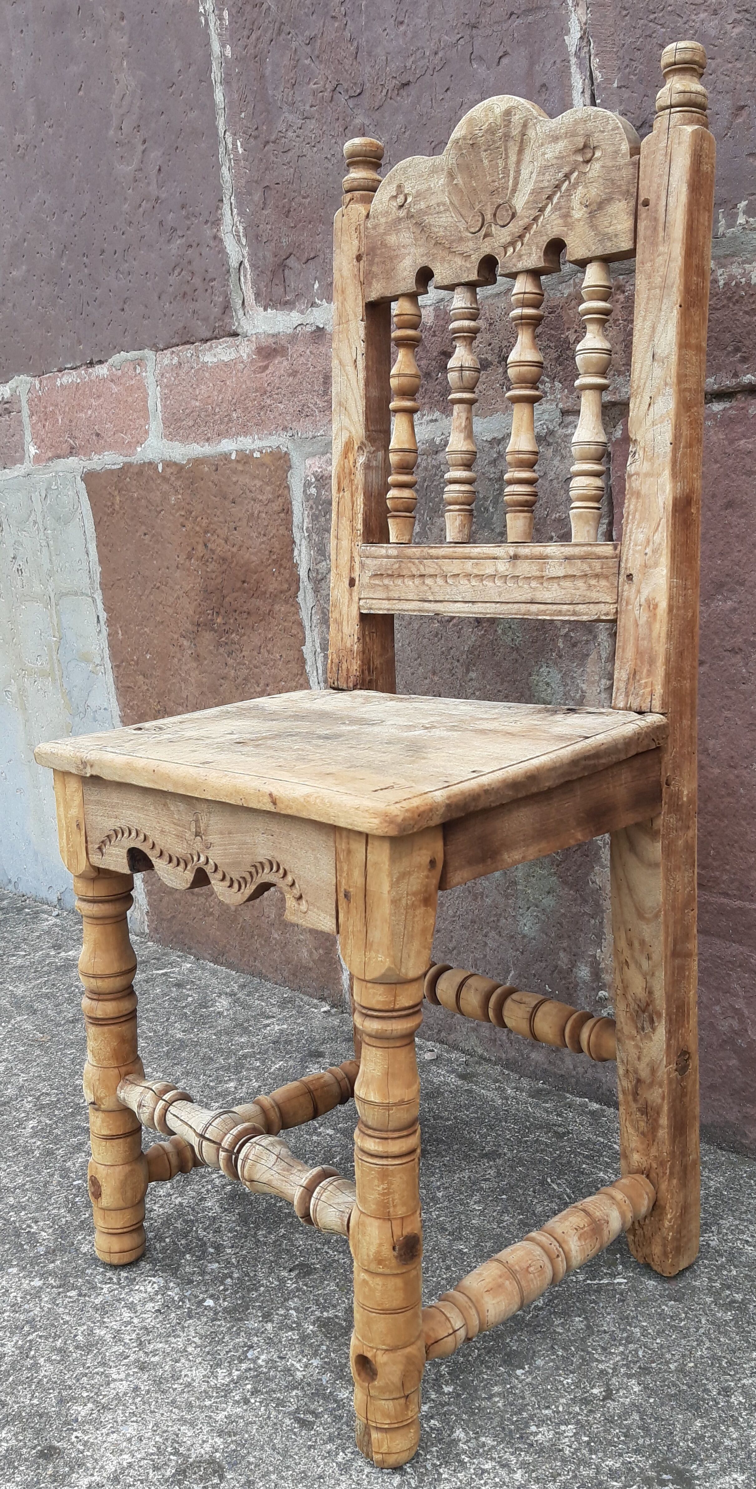 Antique wooden chair.
