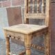 Antique wooden chair.