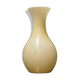 Vase de sol en verre opalin, couleur crème