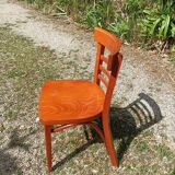 Chaise bistrot en bois