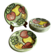 Italian ceramic fruit plates