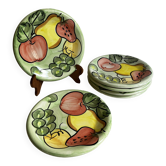 Italian ceramic fruit plates