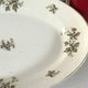 Vintage French Holly Deep Platter, Christmas Serving Dish, Large Oval