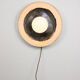 Vintage chrome eye wall lamp, 70s