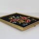 canvas bouquet of flowers in cross stitch, wall painting, vintage