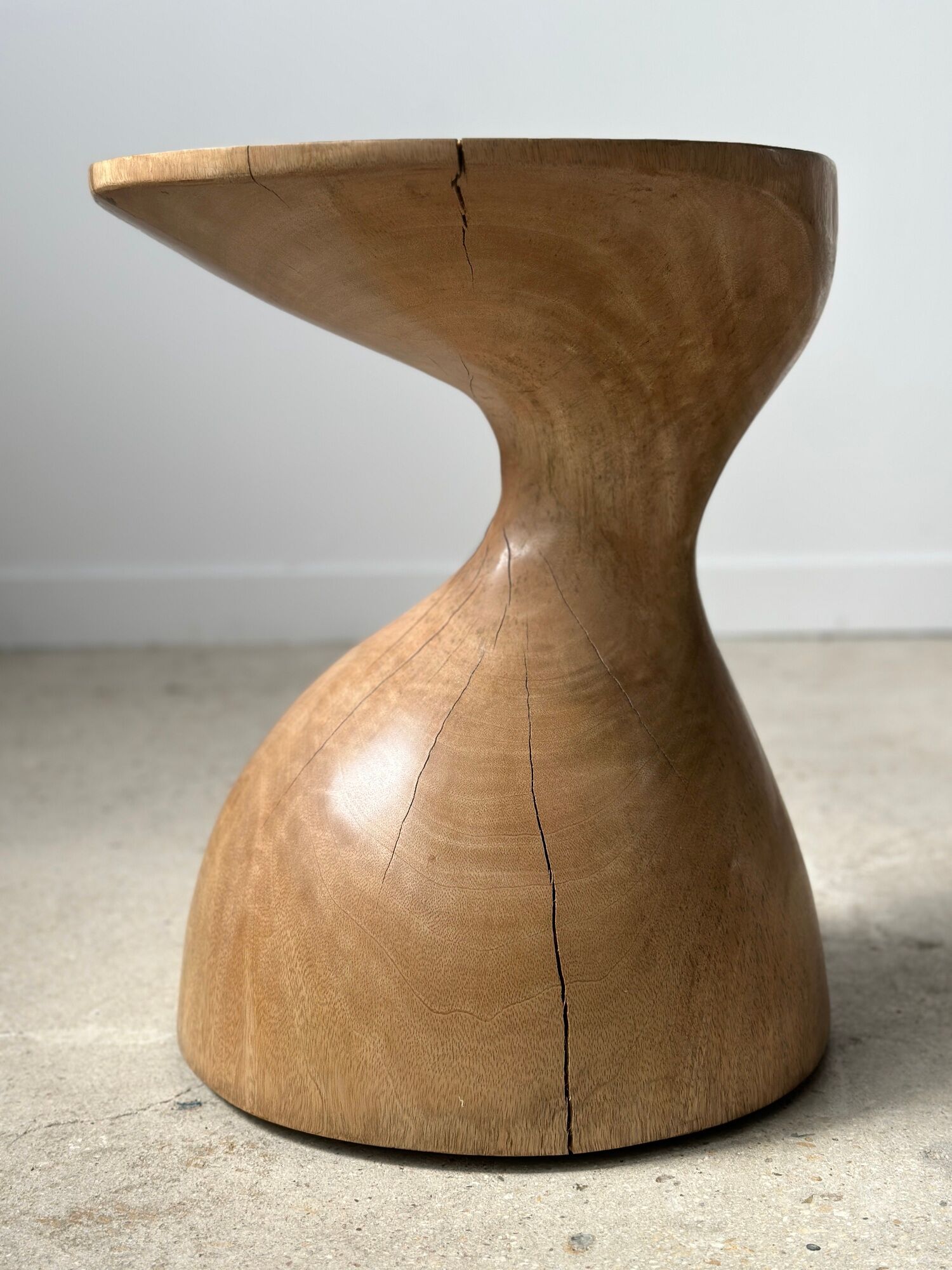 Solid wood sofa end