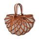 70s foldable mesh and bamboo basket